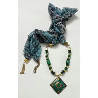 Scarf Jewelry-Green